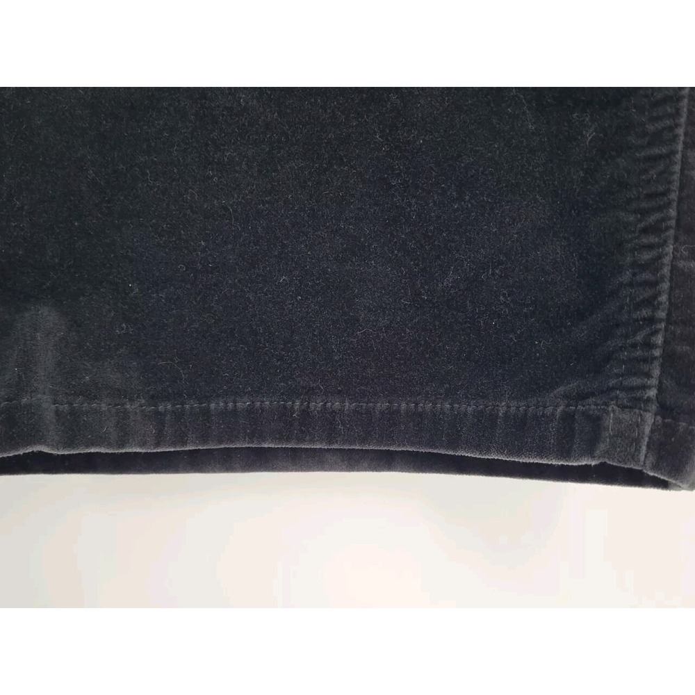 Chicos Black Velvet Pants Size 1 (8) Button/Zip - Picture 4 of 6